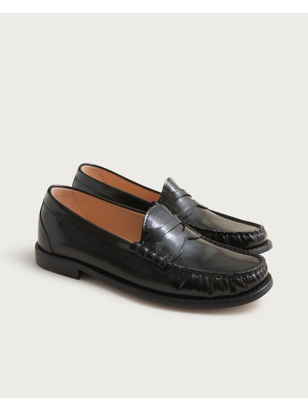 J.Crew New Winona penny loafers in Italian spazzolato leather CH288